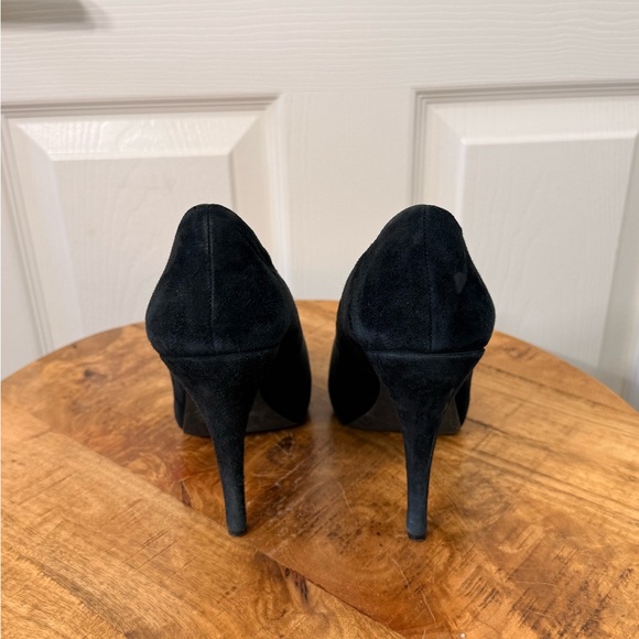 Michael Shannon Black Suede Heels - Picture 4 of 9